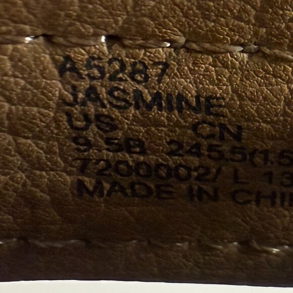 Coach Jasmine 9.5B Thongs Blue - Picture 7 of 7